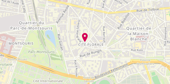 Plan de Nathalie N, 90 Rue Vergniaud, 75013 Paris