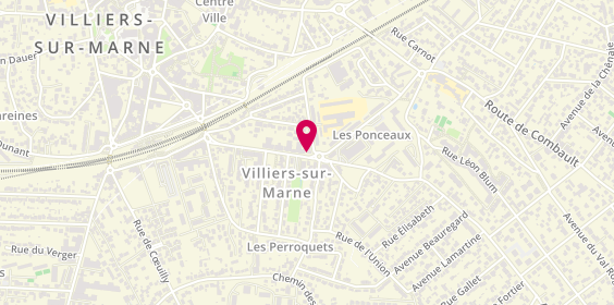 Plan de Yan coiffure, 49 avenue André Rouy, 94350 Villiers-sur-Marne