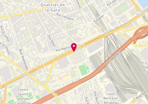 Plan de Star Coiffure H & F, 23 boulevard Massena, 75013 Paris