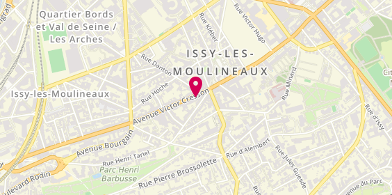 Plan de Dessange, 3 avenue Victor Cresson, 92130 Issy-les-Moulineaux