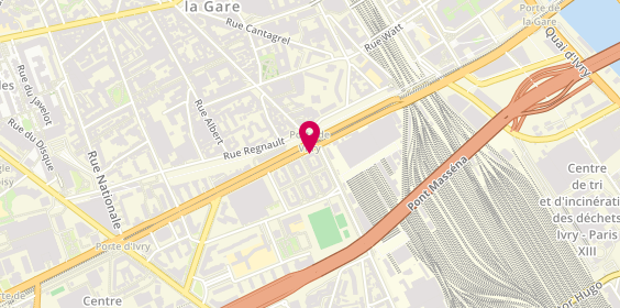 Plan de MHD Coiffure, 15 Boulevard Masséna, 75013 Paris