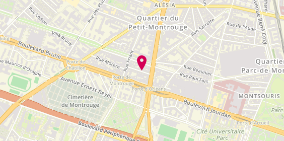 Plan de Fidelio, 6 Rue Poirier de Narçay, 75014 Paris