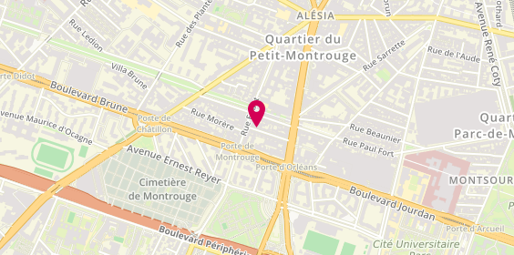Plan de GOUGIS Mélissa, 14 Rue Poirier de Narçay, 75014 Paris