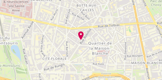 Plan de Kingsman Barber, 76 Bis Rue Bobillot, 75013 Paris