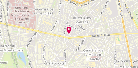 Plan de Marie-Claire Coiffure, 26 Bis Rue de l'Espérance, 75013 Paris