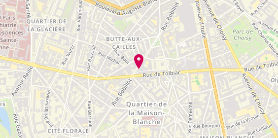 Plan de Coiff'73, 73 Rue Bobillot, 75013 Paris