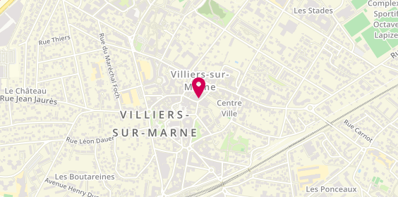 Plan de L'Atelier Julie, 85 Rue du Général de Gaulle, 94350 Villiers-sur-Marne