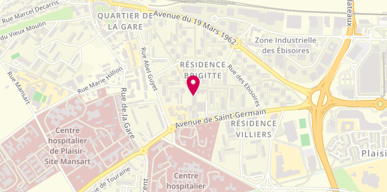 Plan de Bo-Zine, 1 avenue de Saint-Germain, 78370 Plaisir