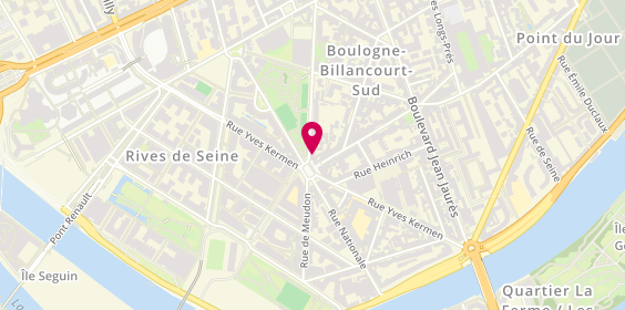 Plan de Boumahni, 32 Rue de Meudon, 92100 Boulogne-Billancourt