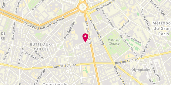 Plan de Coiffure Keung, 5 Rue Vandrezanne, 75013 Paris
