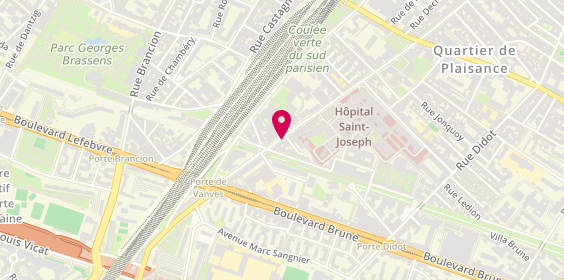 Plan de Coiffure au Masculin, 201 Rue Raymond Losserand, 75014 Paris