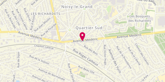 Plan de Coiffee, 118 avenue Médéric, 93160 Noisy-le-Grand