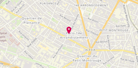 Plan de Demésy, 25 Rue des Plantes, 75014 Paris