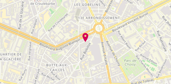 Plan de Coiffeur Visagiste JVF - Place d'Italie - Paris 13, 19 Rue du Père Guérin, 75013 Paris