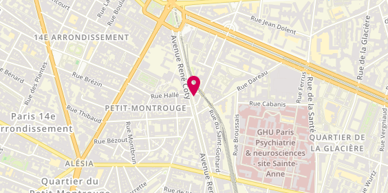 Plan de PHOUANGPHANH Thao, 13 Bis Avenue René Coty, 75014 Paris