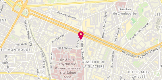 Plan de KINGS’ HOUSE, 56 Rue de la Santé, 75014 Paris