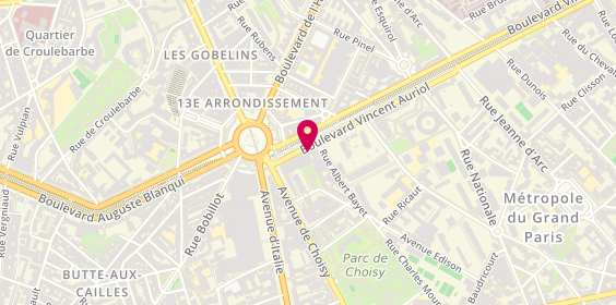 Plan de Studio 203, 203 Boulevard Vincent Auriol, 75013 Paris
