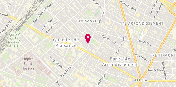 Plan de Didot Coiffure, 44 Rue Didot, 75014 Paris