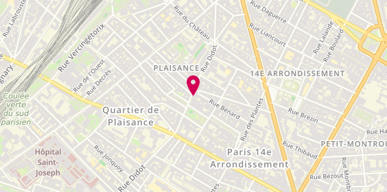 Plan de Lovely Coiffure, 39 Rue Didot, 75014 Paris