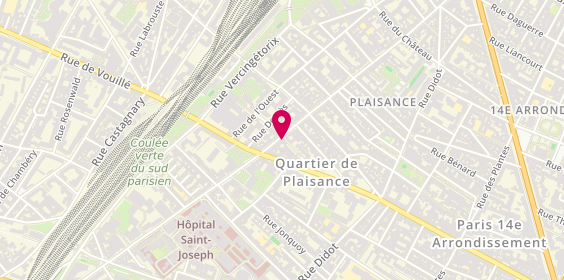 Plan de Allure Coiffure, 125 Rue Raymond Losserand, 75014 Paris