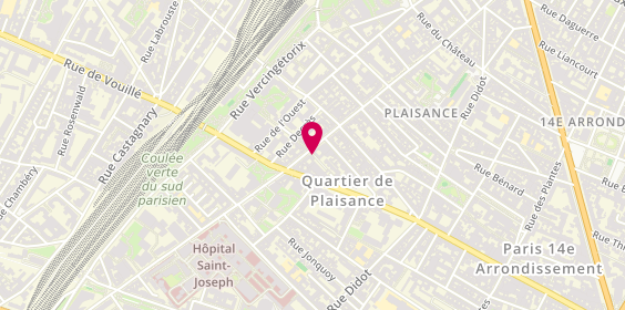 Plan de O Salon, 125 Rue Raymond Losserand, 75014 Paris