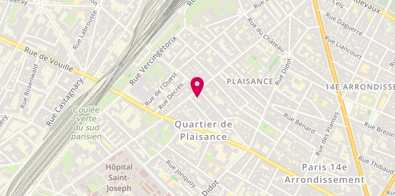 Plan de OG Barber, 113 Rue Raymond Losserand, 75014 Paris