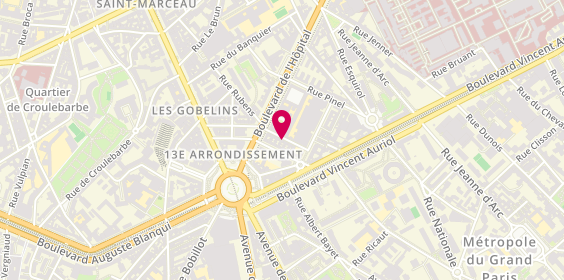 Plan de Coiffure Héony (uniquement sur rdv), 11 Rue Edouard Manet, 75013 Paris