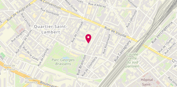 Plan de Bonita institut, 60 Rue Brancion, 75015 Paris