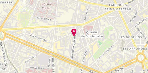 Plan de Coiffeur Paris 13 ️ | Elicy coiffure, 40 Rue de la Glacière, 75013 Paris