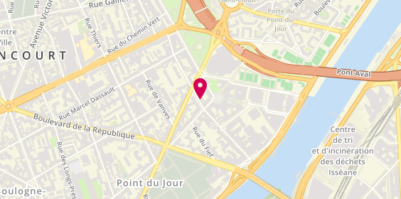 Plan de Lima Fortes Maria, 38 Rue des Peupliers, 92100 Boulogne-Billancourt