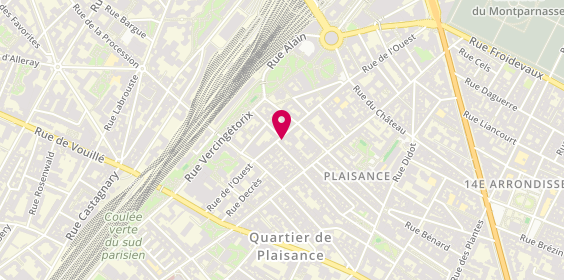 Plan de Style Coiffure, 99 Bis Rue de l'Ouest, 75014 Paris