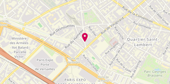 Plan de Moline Coiffure, 239 Rue de la Croix Nivert, 75015 Paris