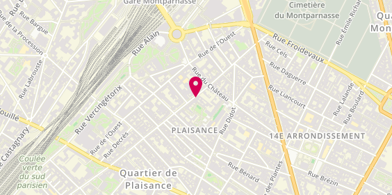Plan de Saint Algue - Coiffeur Paris, 57 Rue Raymond Losserand, 75014 Paris