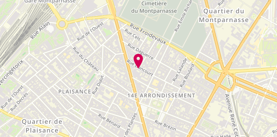 Plan de Nicole Coiffure, 53 Rue Liancourt, 75014 Paris