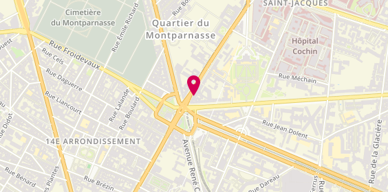 Plan de Short Cuts, 93 avenue Denfert Rochereau, 75014 Paris