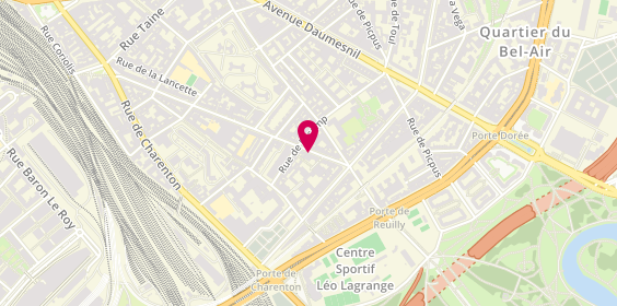 Plan de L'Art Coiffure, 68 Rue de Wattignies, 75012 Paris