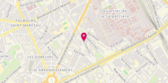 Plan de Boucles d'Ebene Studio, 31 Rue Esquirol, 75013 Paris