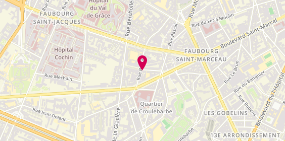 Plan de Coiffure 2020, 15 Rue Saint-Hippolyte, 75013 Paris