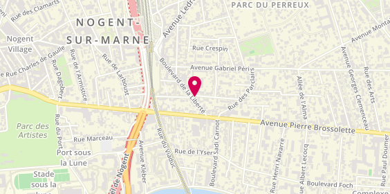 Plan de Célia'S Coiffure, 39 Boulevard de la Liberté, 94170 Le Perreux-sur-Marne