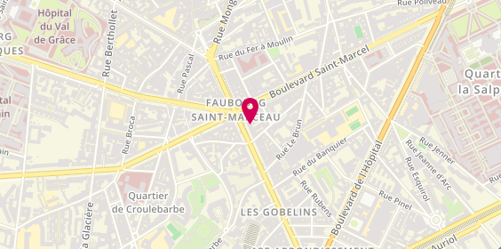 Plan de Atelier An'angelo, 29 Avenue des Gobelins, 75013 Paris