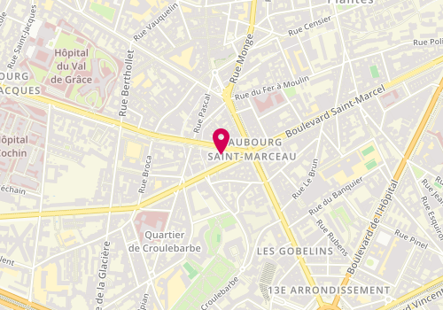 Plan de Vandenbussche, 3 Boulevard Port Royal, 75013 Paris