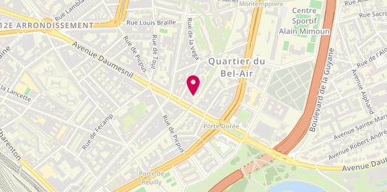 Plan de M.S Coiffure, 263 Avenue Daumesnil, 75012 Paris