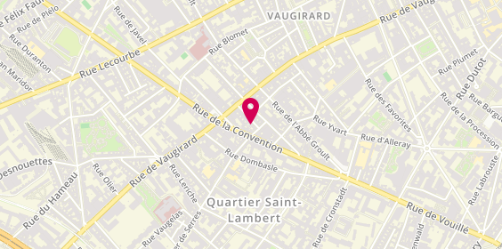 Plan de Les Ciseaux de Nico, 12 Rue Fourcade, 75015 Paris