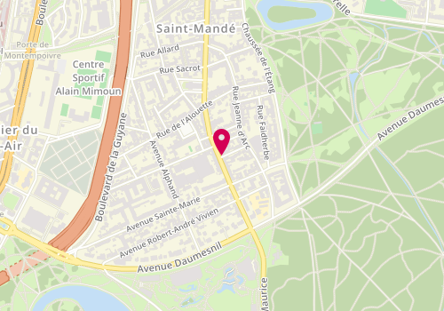 Plan de Coiffure Cathy, 83 avenue du Général de Gaulle, 94160 Saint-Mandé