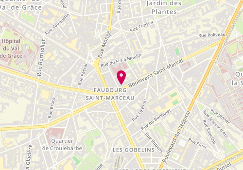 Plan de Tchip Coiffure, 84 Boulevard Saint Marcel, 75005 Paris