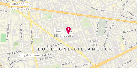 Plan de Jean Louis David - Coiffeur Boulogne Billancourt, 5 Rue Tony Garnier C. Commercial Les Passages, 92100 Boulogne-Billancourt