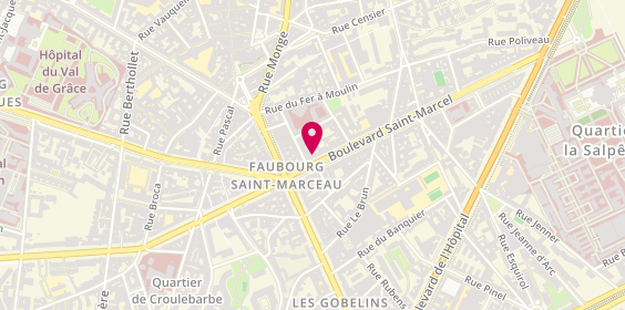 Plan de Tchip Coiffure, 84 Boulevard Saint Marcel, 75005 Paris