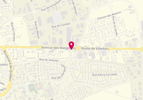 Plan de Profil Coiffure, 1734 avenue des Matignon, 50400 Granville