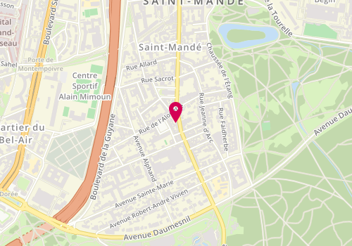 Plan de Franck Provost, 92 avenue du Général de Gaulle, 94160 Saint-Mandé