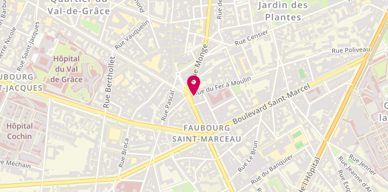 Plan de Jean Louis David, 5 avenue des Gobelins, 75005 Paris